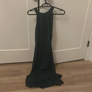 Midi dress, A-line, accordian skirt, SHEIN